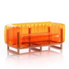 MOJOW'S (The BEST) Orange Inflatable Sofa